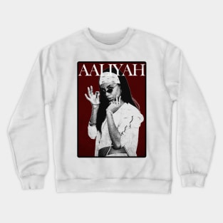 Aaliyah art drawing Crewneck Sweatshirt